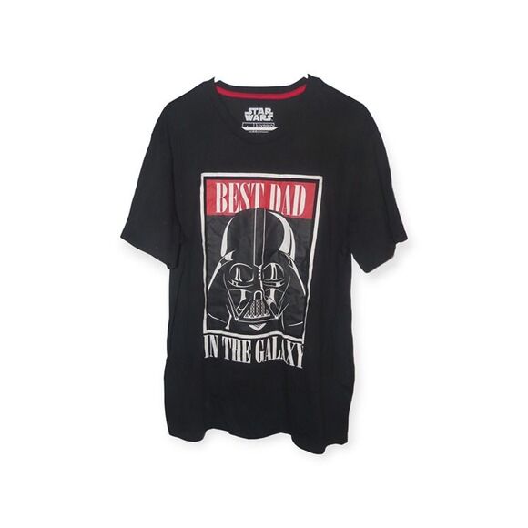 Star Wars Other - Star Wars Best Dad In The Galaxy Short Sleeve T-Shirt - Black L